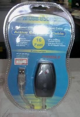 активный USB удлинитель W-USB-850RC упаковка активного USB удлинителя W-USB-850RC